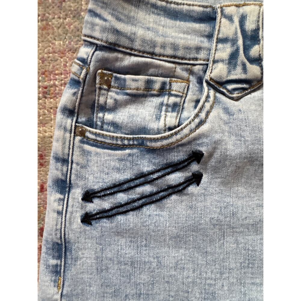 Ranch Dress’n YOAKUM TROUSERS - LIGHT WASH BLACK POCKET - Picture 6 of 11